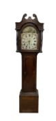 19th century - 30hr oak longcase clock