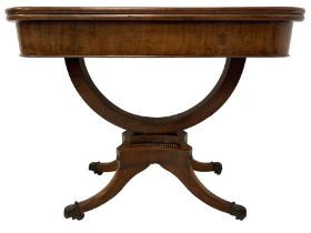 Regency mahogany tea table