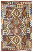 Chobi Kilim multi-colour rug