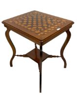 Late 19th century walnut centre table