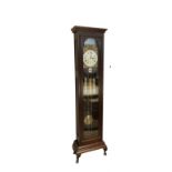 20th century - mahogany cased 8-day longcase clock