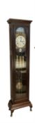 20th century - mahogany cased 8-day longcase clock