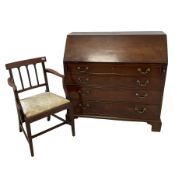 Georgian mahogany bureau