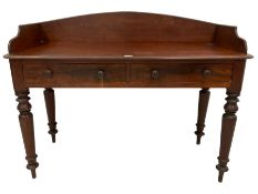 Victorian mahogany side table or writing desk
