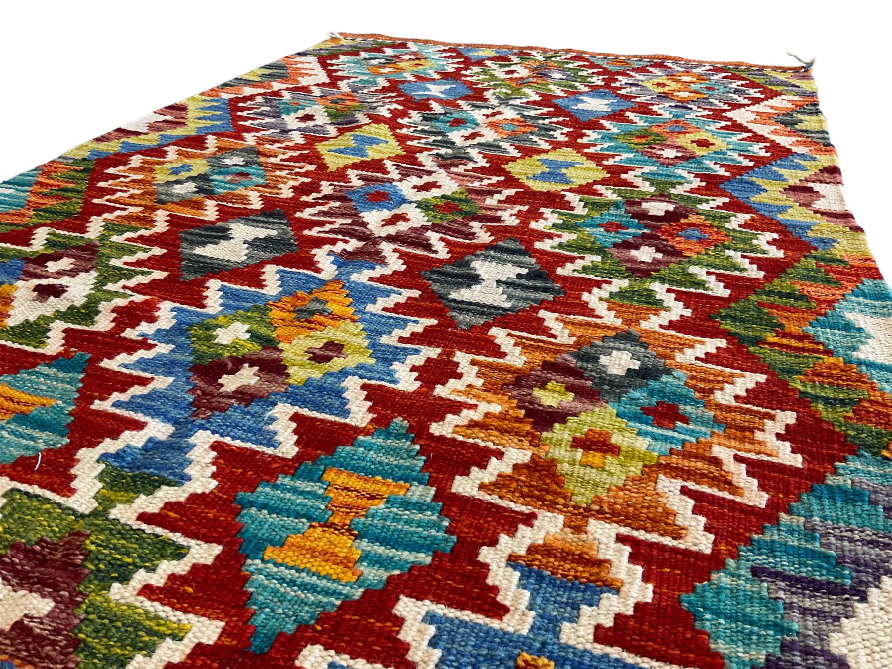 Chobi Kilim multi-colour rug - Image 2 of 6