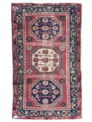 Caucasian red ground rug