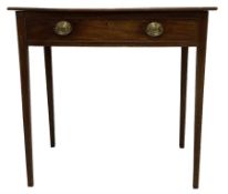 George III mahogany side table