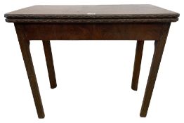 19th century Chippendale design mahogany tea table