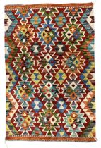 Chobi Kilim multi-colour rug