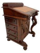 Victorian design mahogany Davenport desk