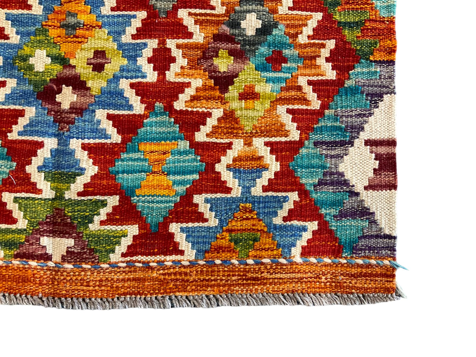 Chobi Kilim multi-colour rug - Image 4 of 6