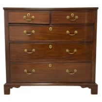 George III mahogany chest