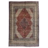 Persian Herati red ground rug