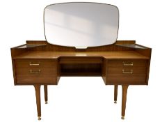 E. Gomme for G-Plan - afromosia and teak dressing table