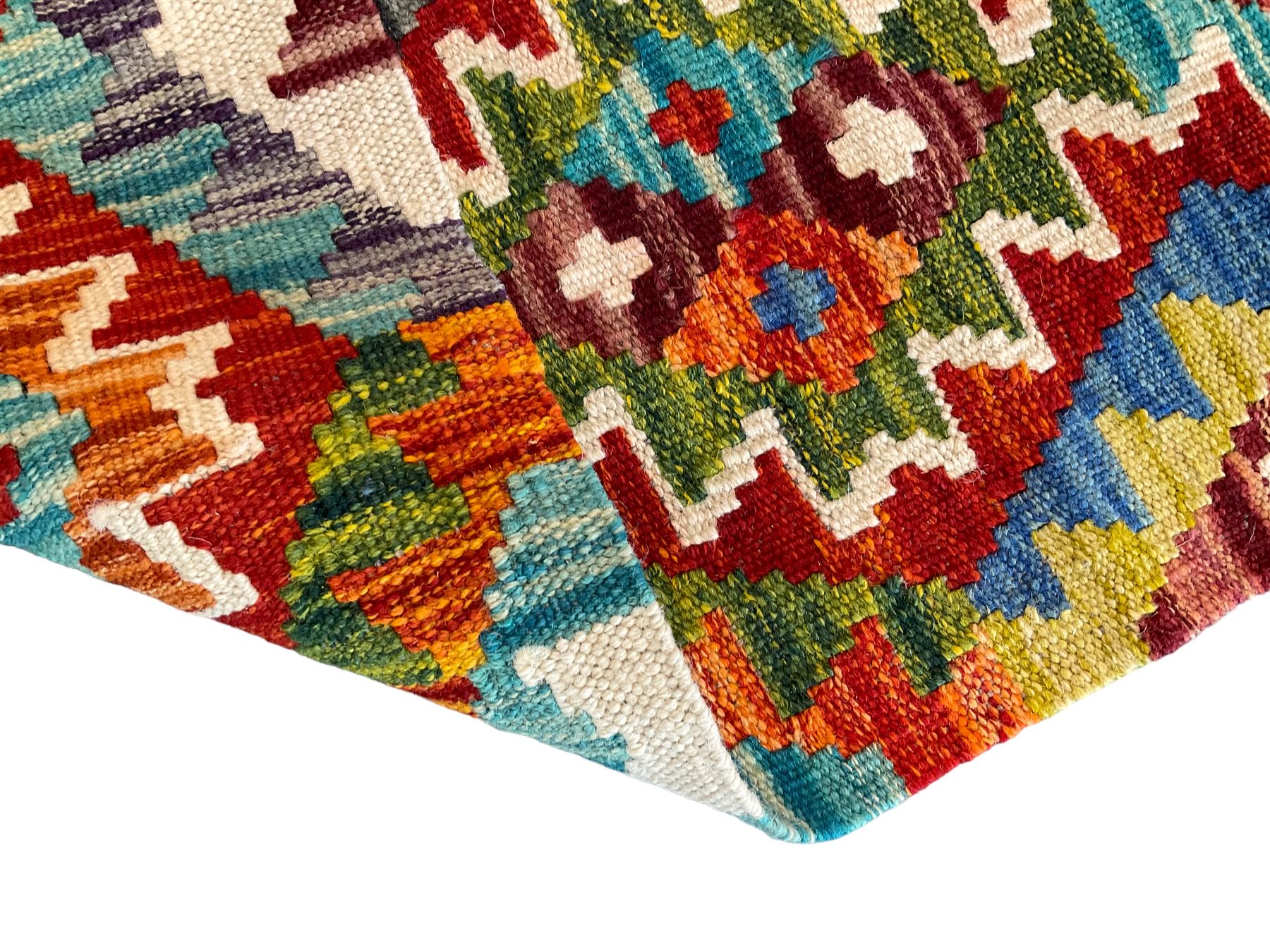 Chobi Kilim multi-colour rug - Image 5 of 6