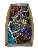 Large quantity of costume jewellery necklaces
