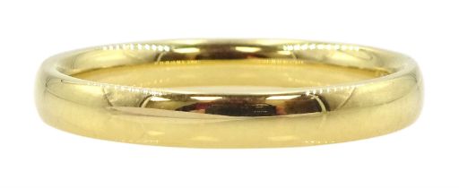 18ct gold wedding band