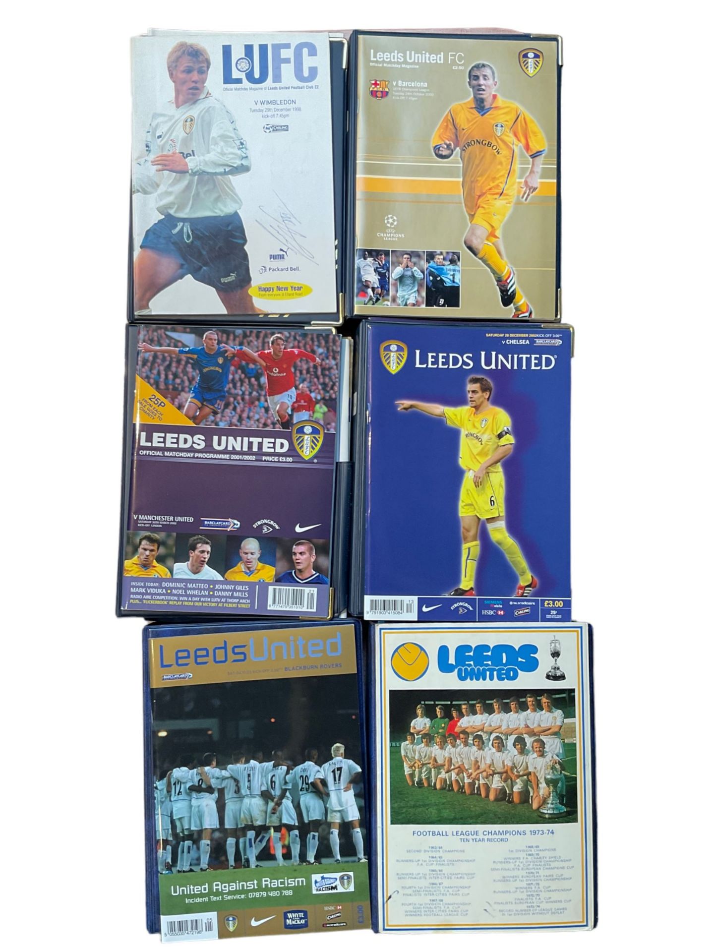 Leeds United football club - over three-hundred home game programmes including - Image 3 of 3