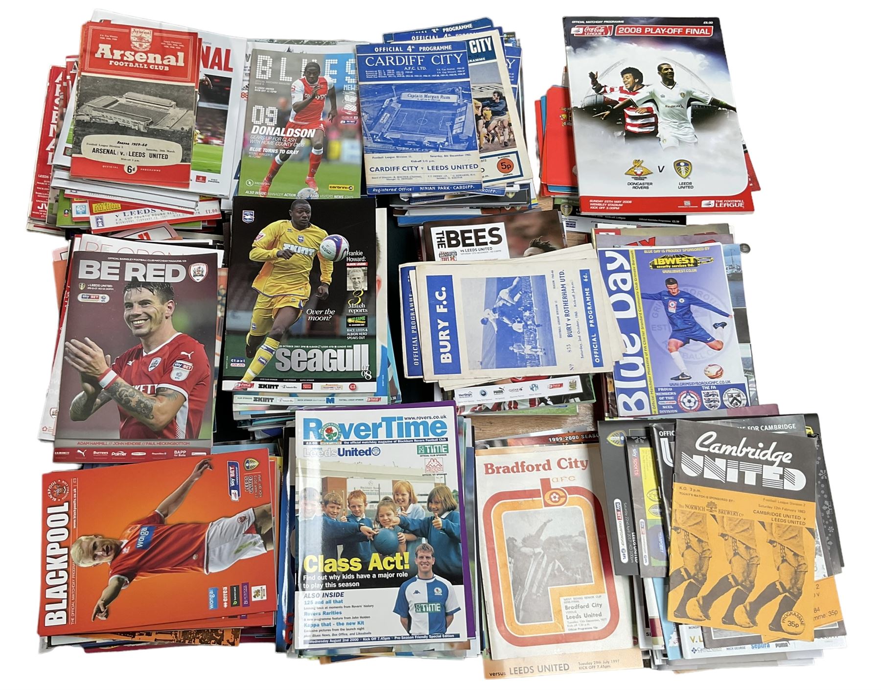 Leeds United football club - approximately four-hundred away game programmes including - Image 3 of 5