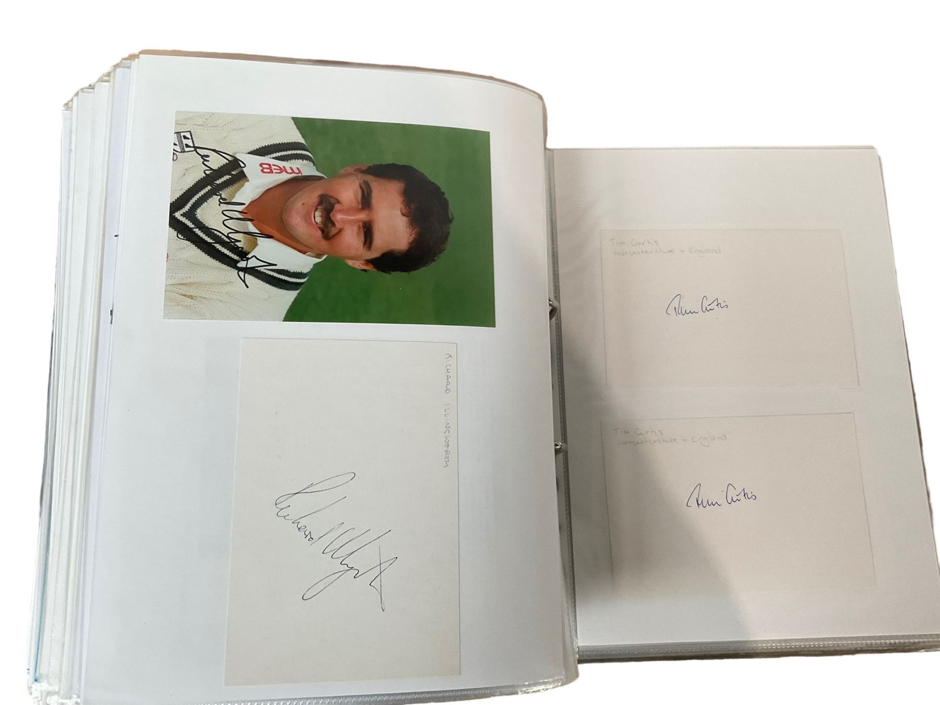 County Cricket - various autographs and signatures including Allan Lamb - Bild 9 aus 10