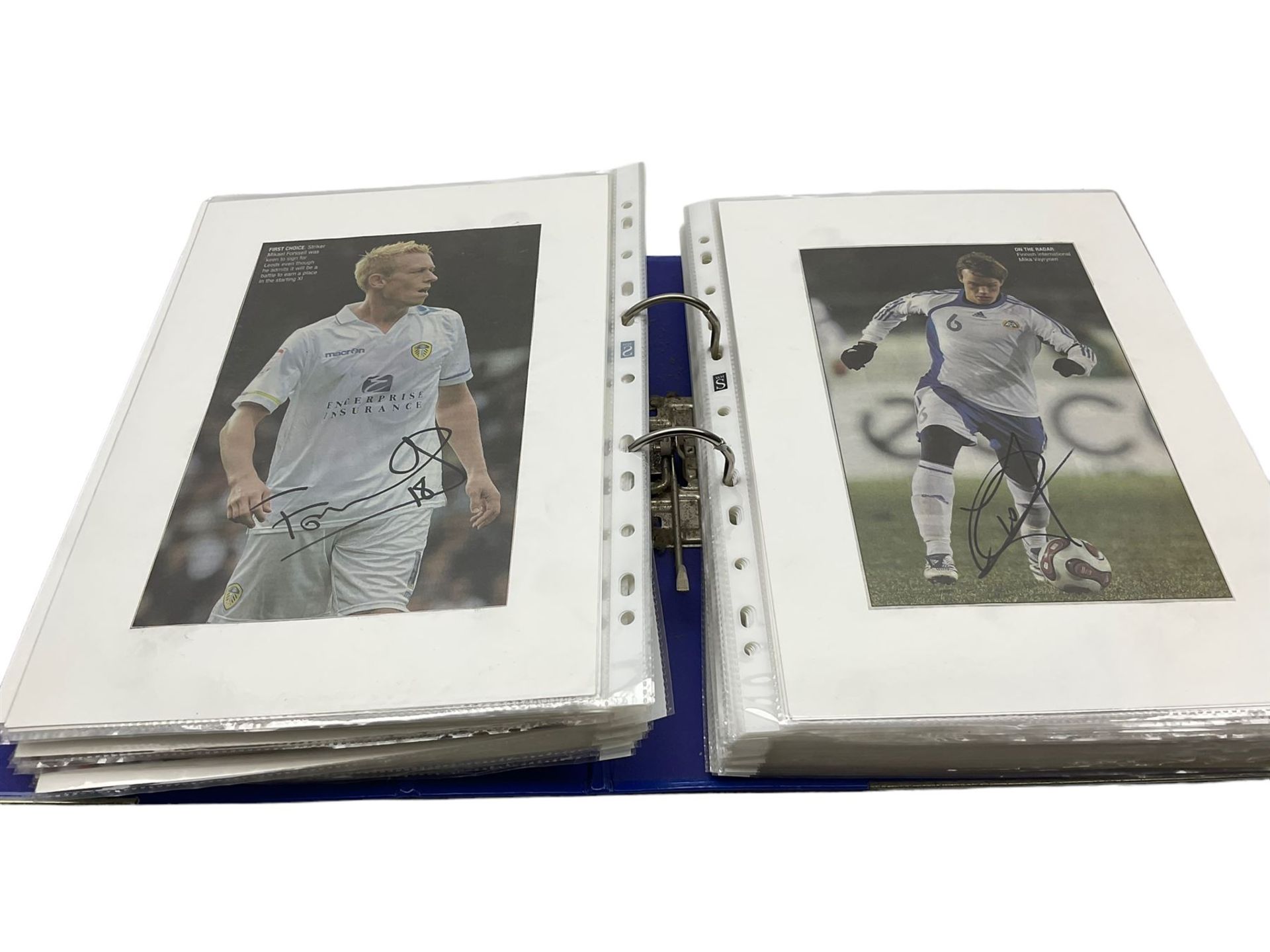 Leeds United football club - various autographs and signatures including Luciano Becchio - Image 6 of 10