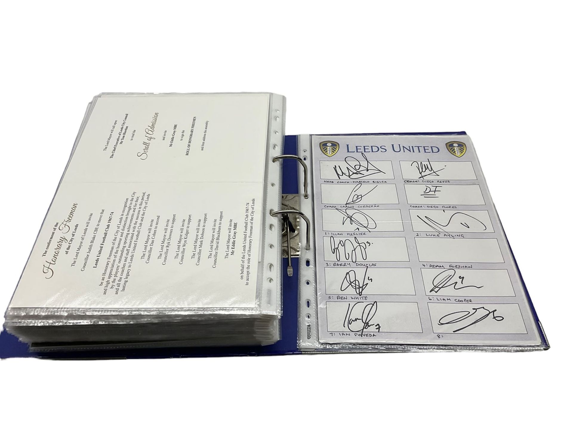 Leeds United football club - various autographs and signatures including Kalvin Philips - Image 8 of 10