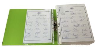 Yorkshire Cricket - various autographs and signatures including Glenn Maxwell