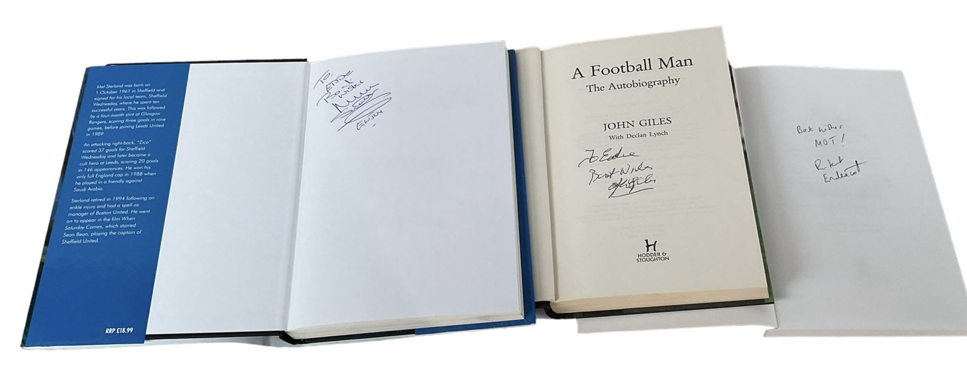 Leeds United football club interest - fifteen mostly signed books including Paint it White Gary Edwa - Image 6 of 6