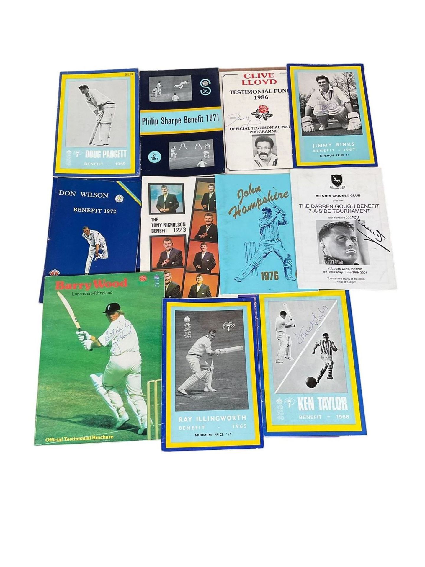 Cricketing testimonial and other match programmes - Image 3 of 3