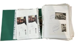 Approximately three-hundred sporting autographs and signatures