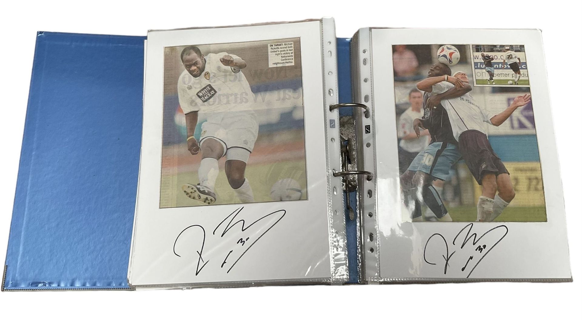 Leeds United football club - various autographs and signatures including Neil Sullivan - Image 3 of 8