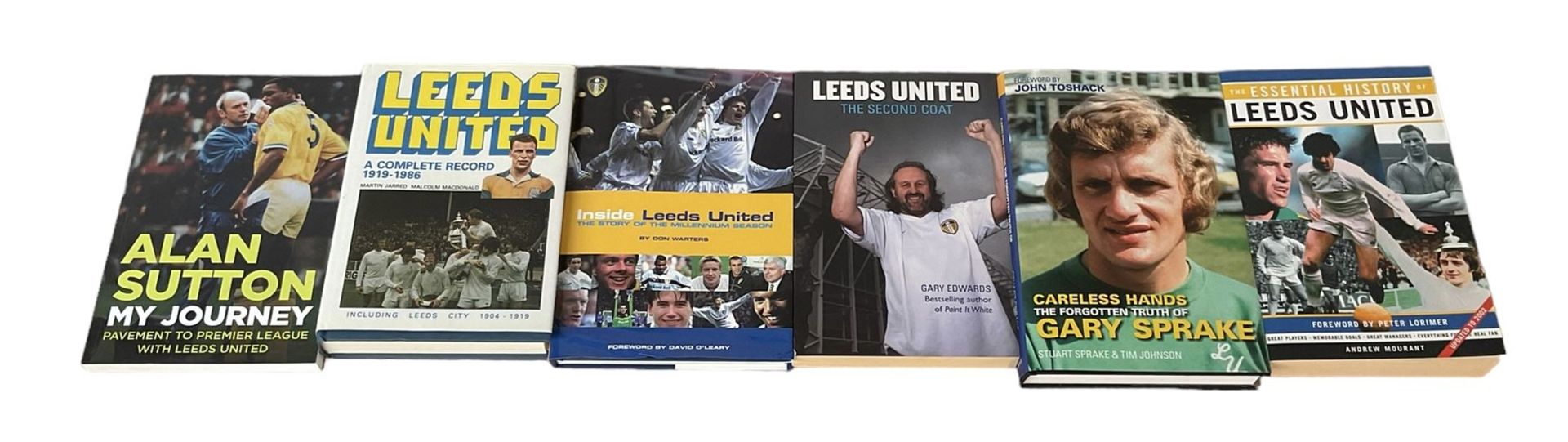 Leeds United football club interest - fifteen mostly signed books including Paint it White Gary Edwa - Image 2 of 6