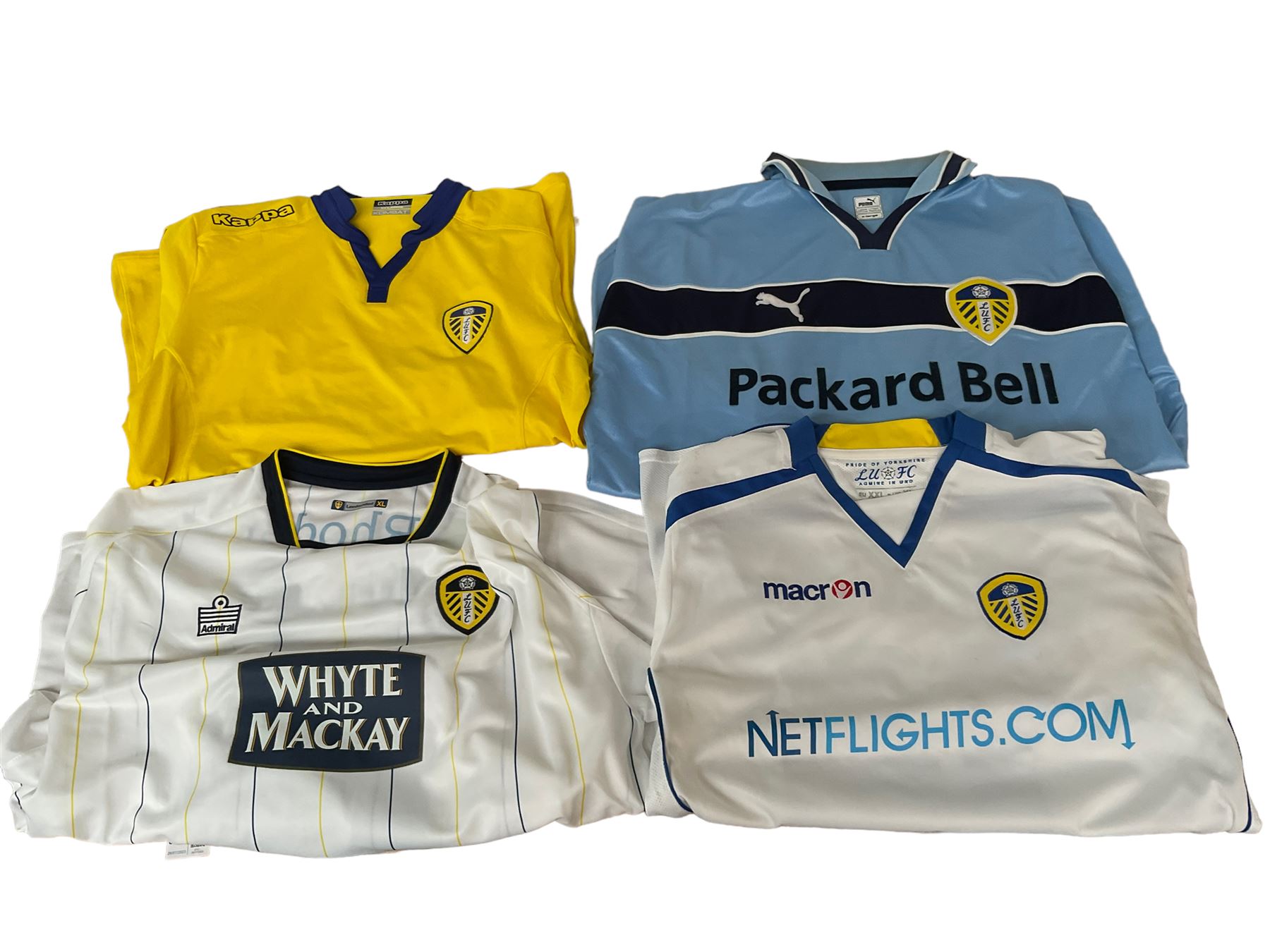 Leeds United football club - twenty-four replica shirts including home and away - Image 5 of 7
