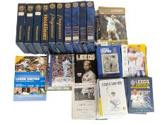 Leeds United football club - over three-hundred home game programmes including