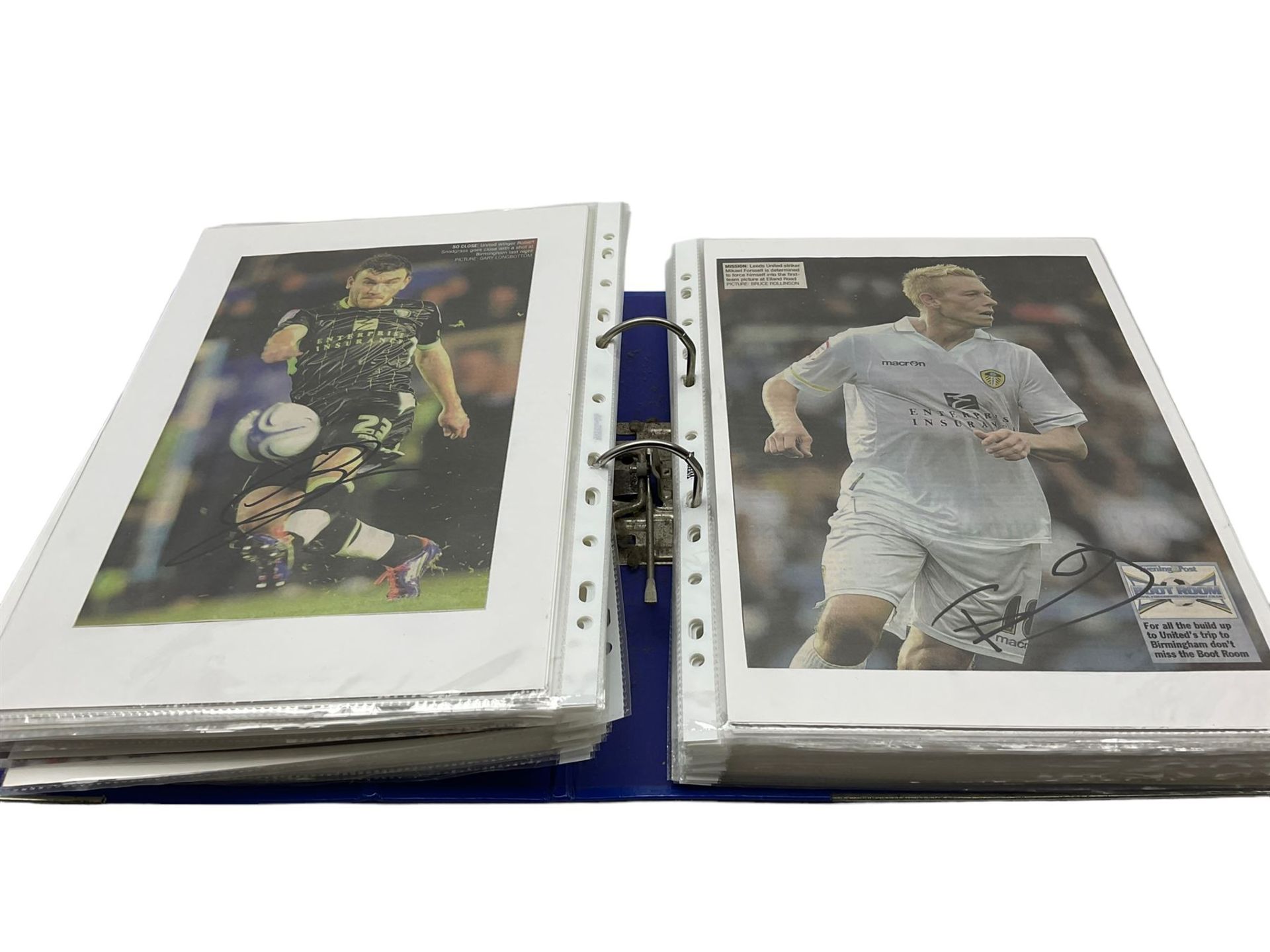 Leeds United football club - various autographs and signatures including Luciano Becchio - Image 7 of 10