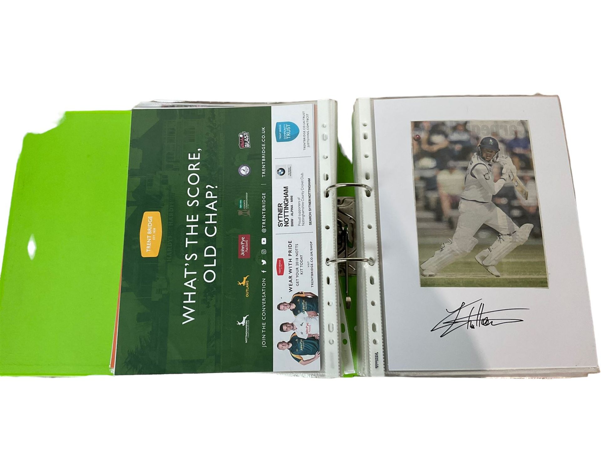 Yorkshire Cricket - various autographs and signatures including Glenn Maxwell - Image 6 of 14