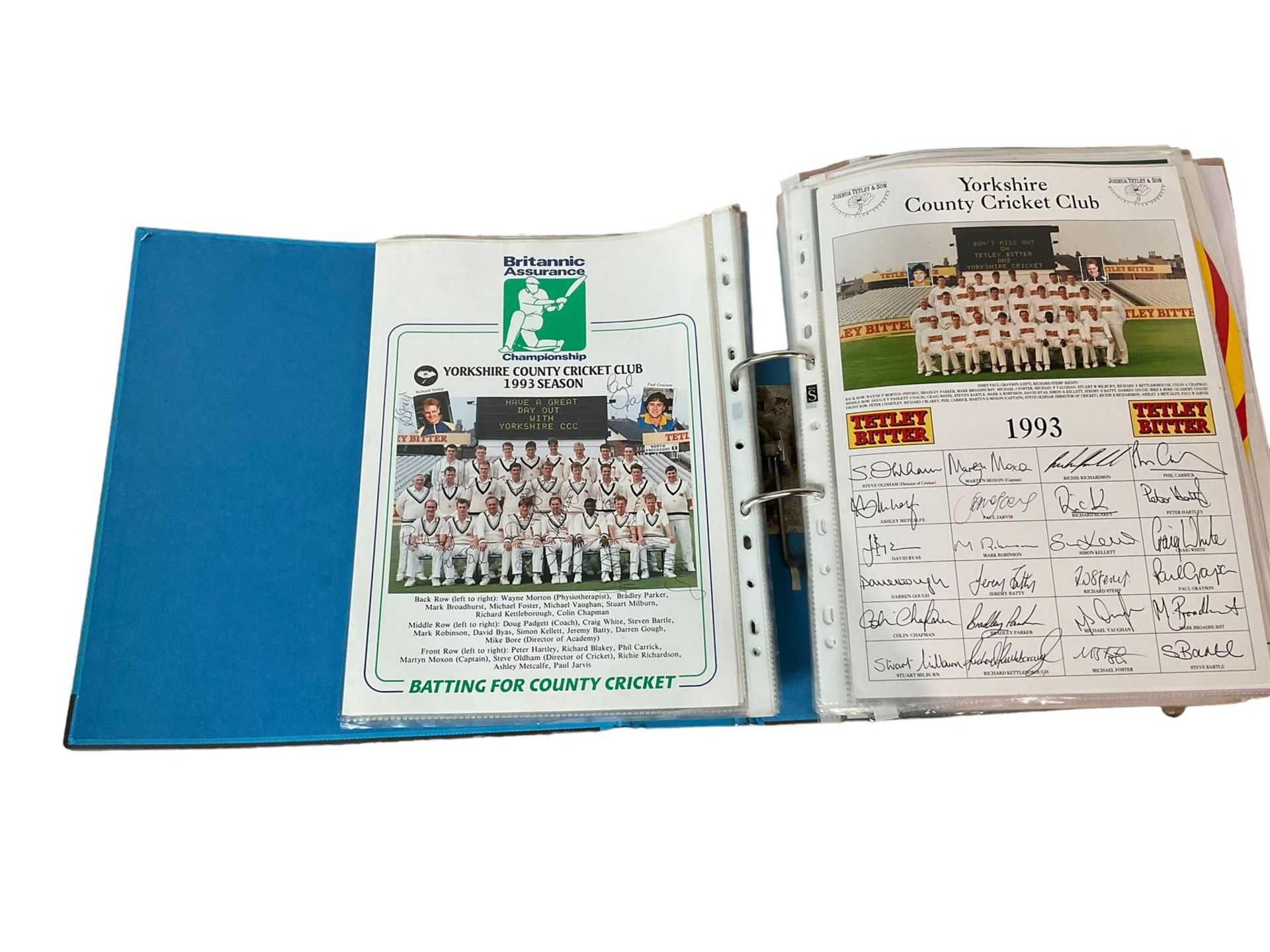 Yorkshire Cricket - various autographs and signatures including Geoffrey Boycott - Image 3 of 10