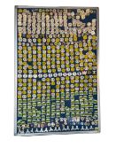 Leeds United football club - approximately five-hundred pin badges including match badges