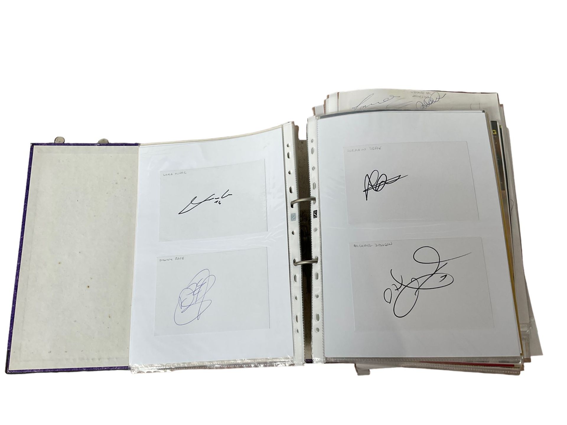 Mostly British footballing autographs and signatures including - Image 6 of 11