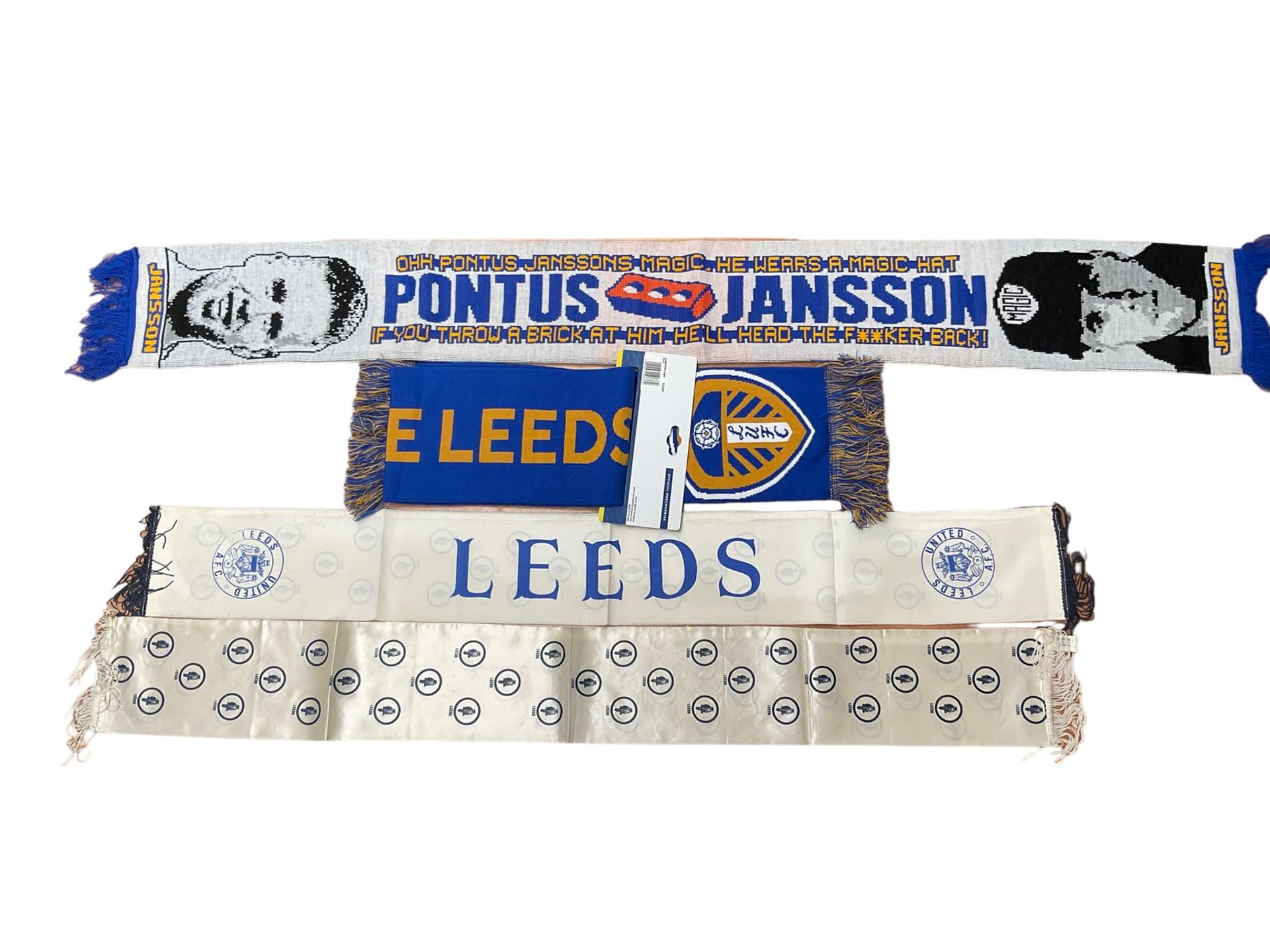 Leeds United football club - thirty-five club scarves including Champions 1992 - Image 6 of 9