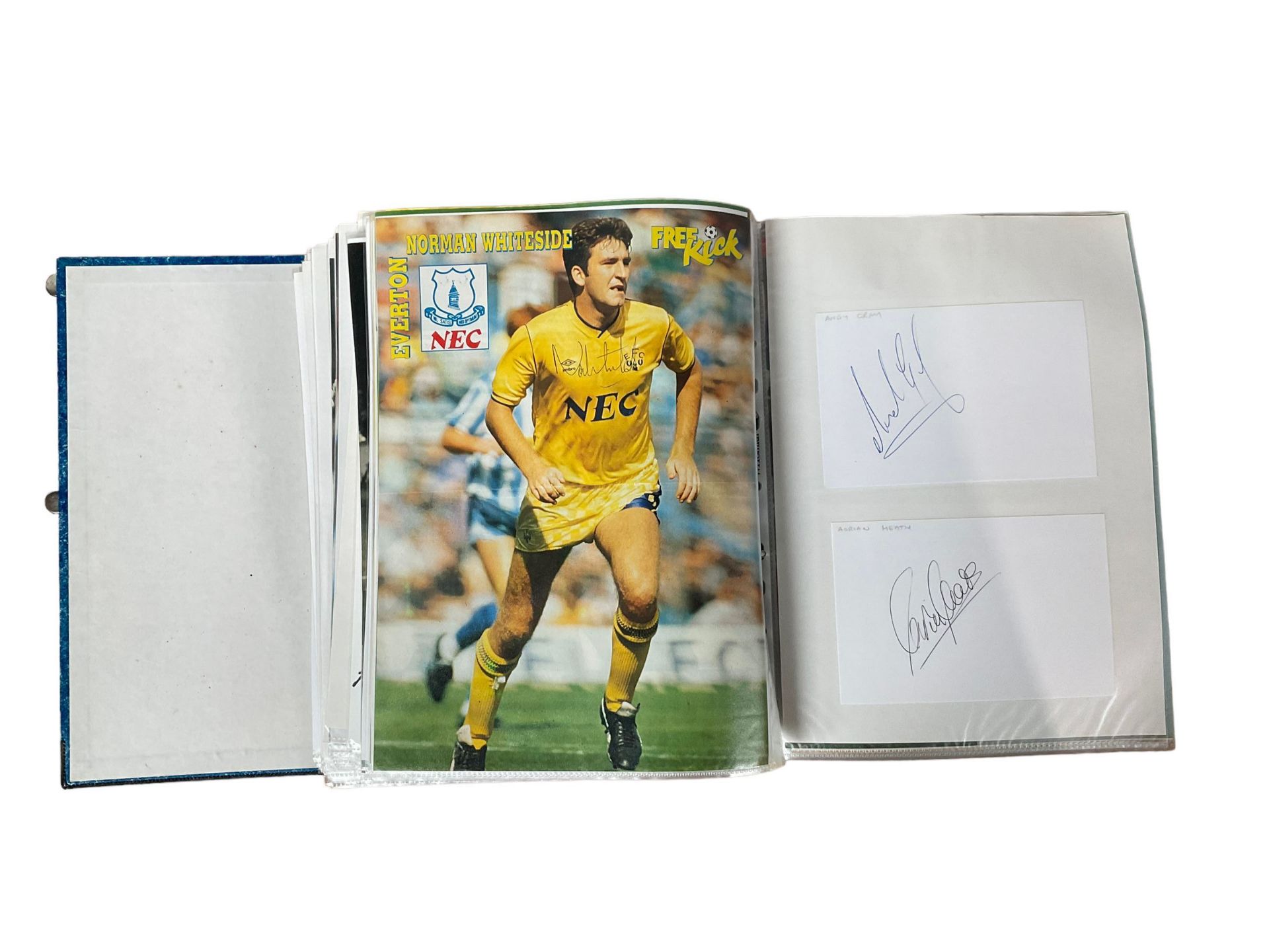 Mostly English footballing autographs and signatures including - Bild 8 aus 13