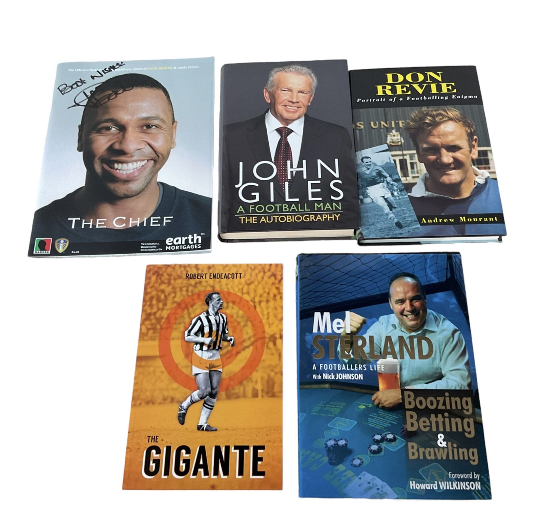 Leeds United football club interest - fifteen mostly signed books including Paint it White Gary Edwa - Image 5 of 6