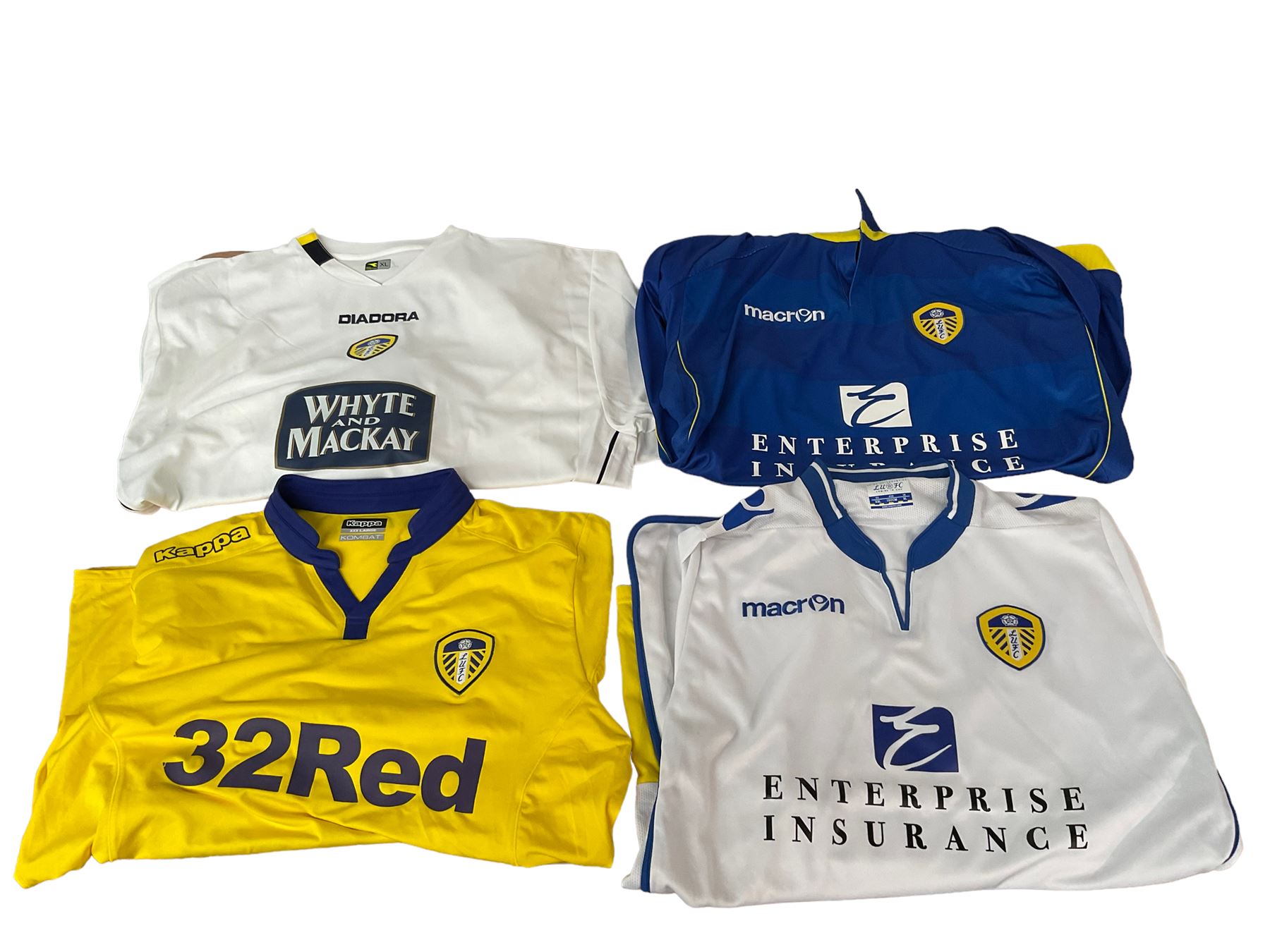 Leeds United football club - twenty-four replica shirts including home and away - Image 7 of 7