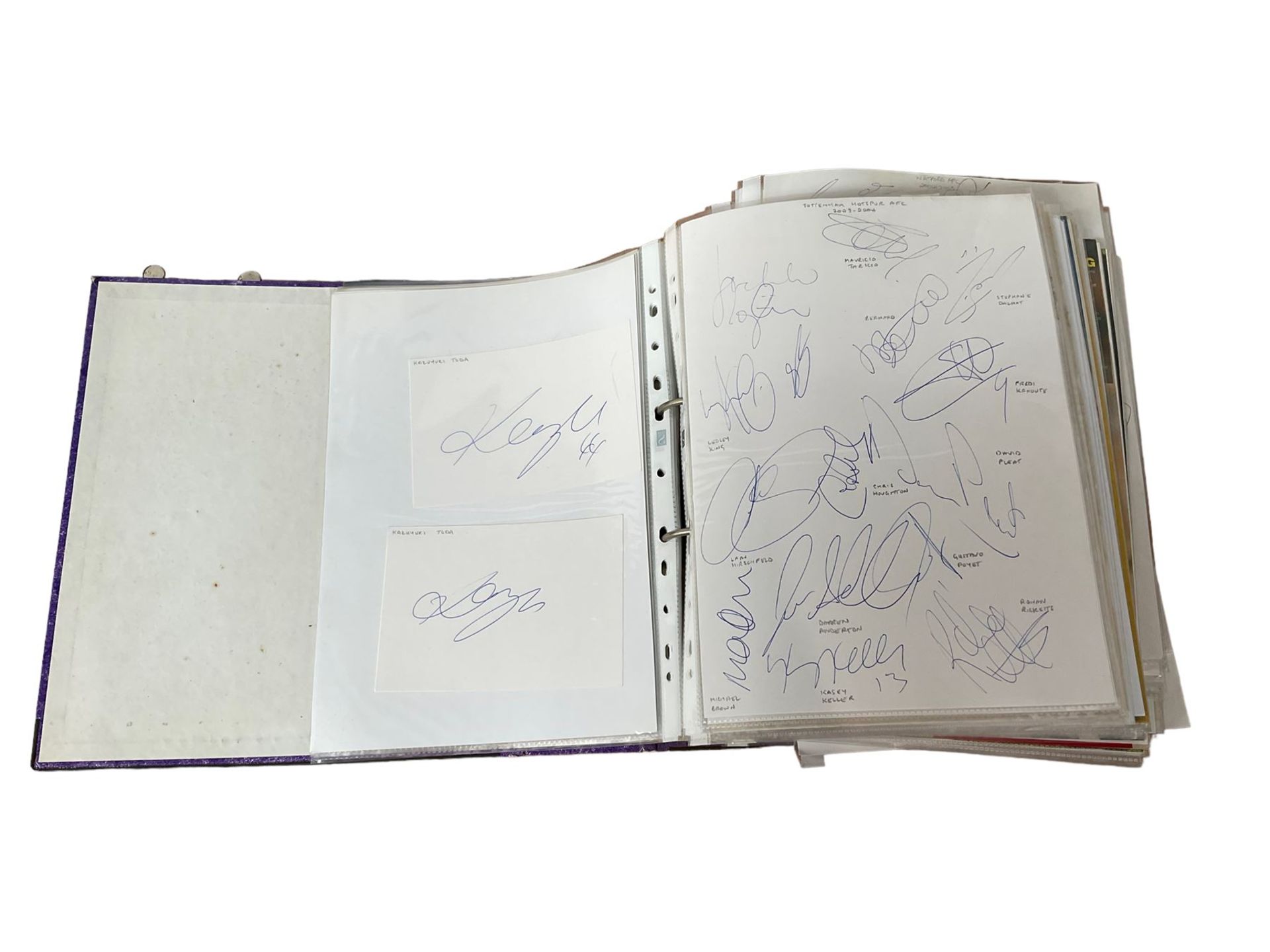 Mostly British footballing autographs and signatures including - Image 5 of 11