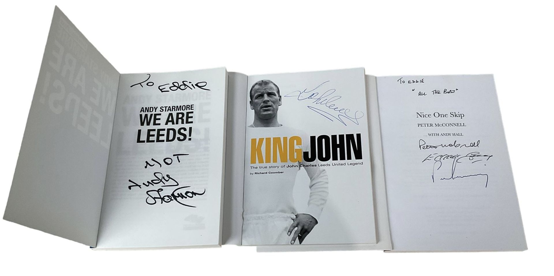 Leeds United football club interest - thirty-three mostly signed books including Biting Talk Norman - Bild 11 aus 11