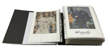 Leeds United football club - various autographs and signatures including Andy Robinson