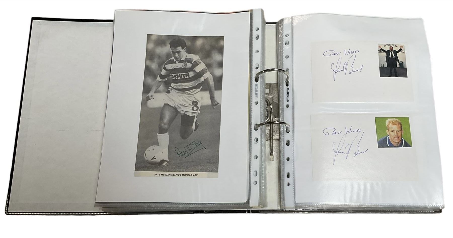 Mostly Scottish footballing autographs and signatures including Billy McNeill - Image 9 of 11
