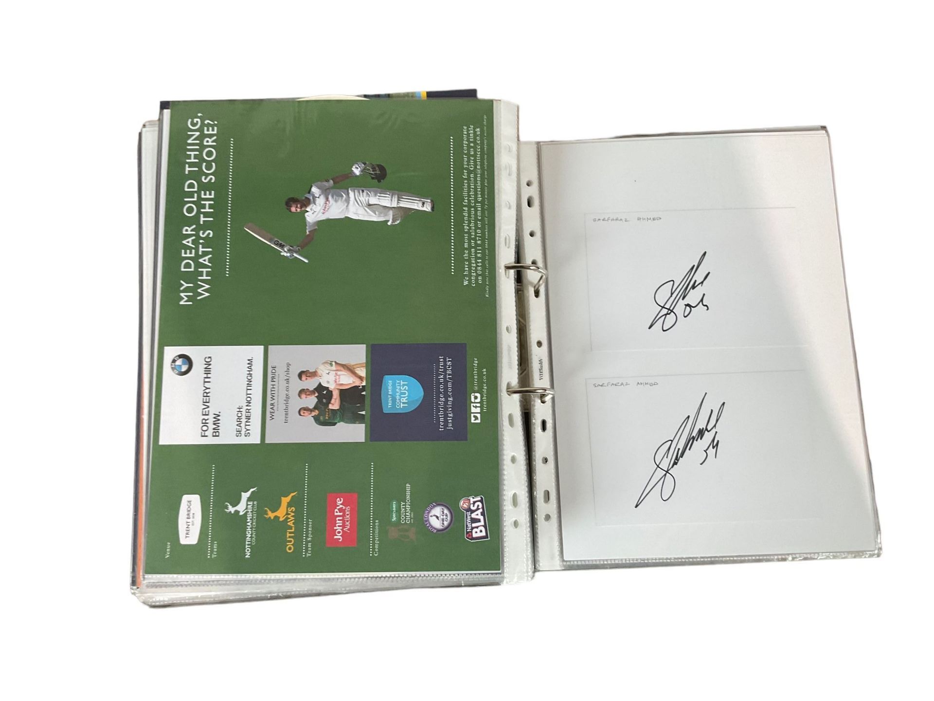 Yorkshire Cricket - various autographs and signatures including Adil Rashid - Image 12 of 14