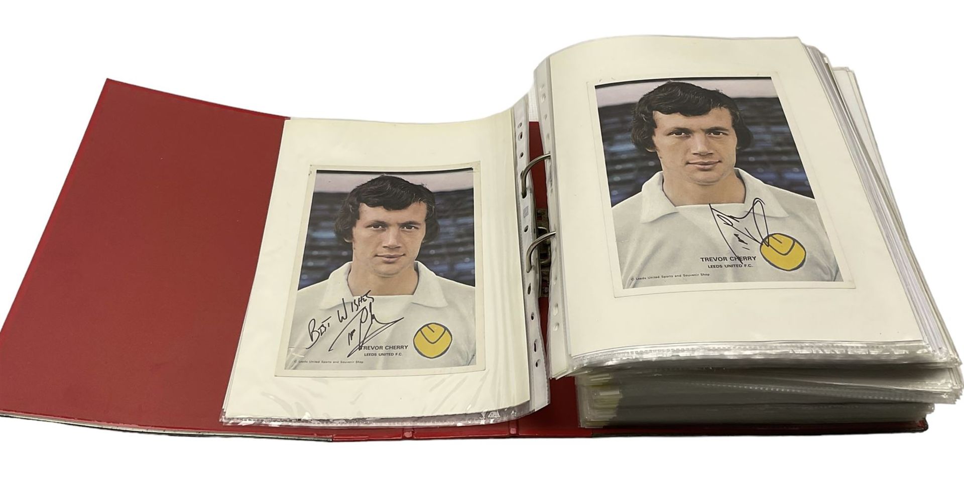 Leeds United football club - various autographs and signatures including Paul Reaney