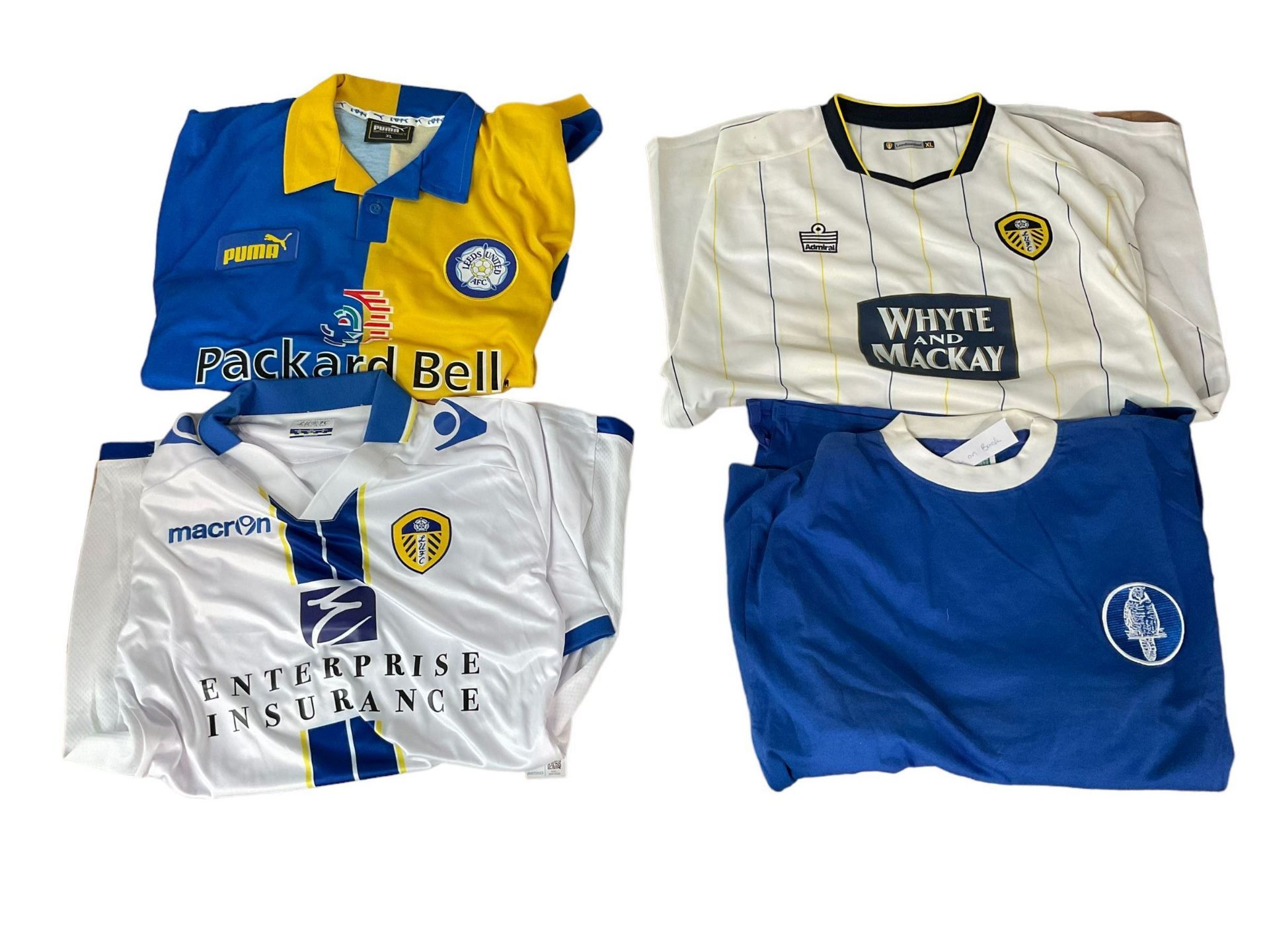 Leeds United football club - twenty-three replica shirts including 1970s 'Arkwright' - Image 3 of 7